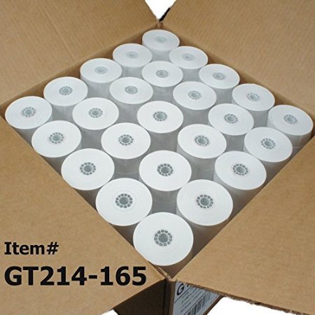 (50) Gorilla Supply 2-1/4 X 165 Thermal Paper Rolls Sharp Cash Register