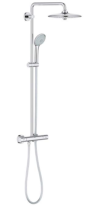 GROHE 27296002 Euphoria 260 Thermostatic Shower System, Chrome, Ø 260mm