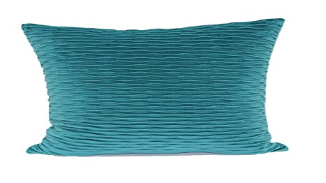 Brentwood Originals 6467 Ripple Plush Throw Pillow, Teal