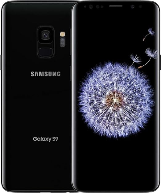 SAMSUNG Galaxy S9 | SM-G960U | 64GB | 3000 mAh | 12MP Camera | Fully Unlocked (Renewed) (Midnight Black)