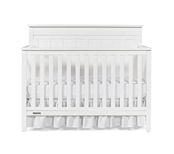 Fisher-Price Baldwin 4-in-1 Convertible Crib, Frost White