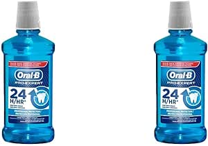 ORAL B Colutorio Pro-Expert, liquido, menta, Multiprotección 500ml (Paquete de 2)