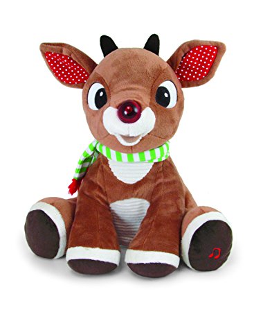 Kids Preferred Rudolph Plush Toy, Music and Lights