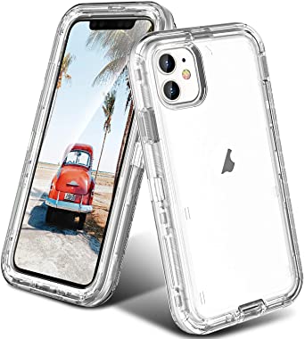 ORIbox Case Compatible with iPhone 12 Mini, Heavy Duty Shockproof Anti-Fall Clear case Crystal Clear