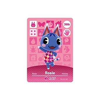 Rosie - Nintendo Animal Crossing Happy Home Designer Series 4 Amiibo Card - 386