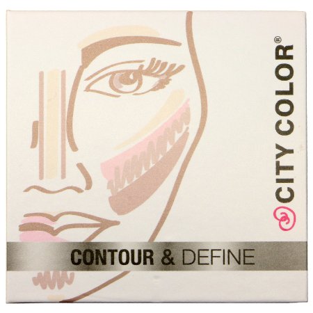 1pc City Color Contour & Define - Contour, Bronzer, Blush, Highlight #F0038