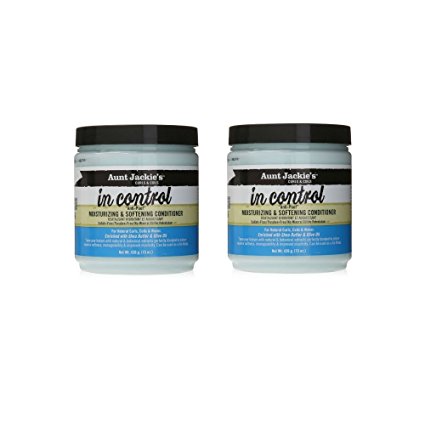 Aunt Jackie's In Control Anti-Poof Moisturizing & Softening Conditioner - 15 oz. (Pack of 2)