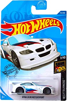 Hot Wheels 2020 Nightburnerz Z4 M Motorsport, White 172/250