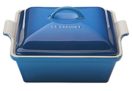 Le Creuset Stoneware 2-1/2-Quart Covered Square Casserole, Marseille