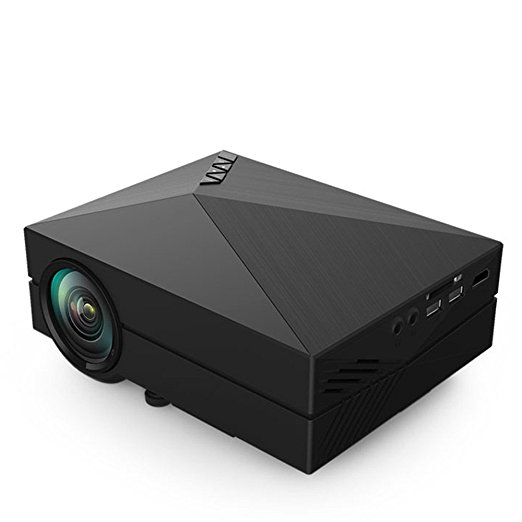 S1 LED LCD (WVGA) Mini Video Projector - International Version (No Warranty) - DIY Series - Black (FP8048S1-IV8)