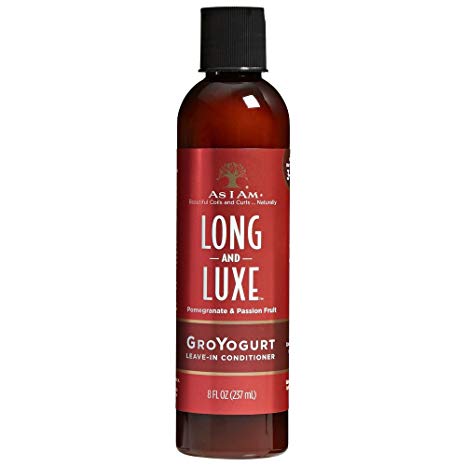 As I AM Long and Luxe GroYogurt Leave-In Conditioner, 8 Ounce