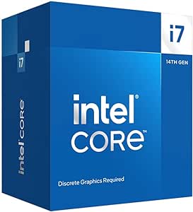 Intel Core i7-14700F Desktop Processor 20 cores (8 P-cores   12 E-cores) up to 5.4 GHz