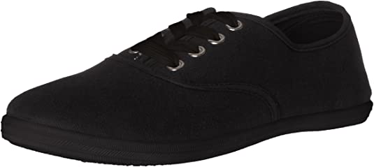 Easy USA - Womens Canvas Lace Up Shoe with Padded Insole
