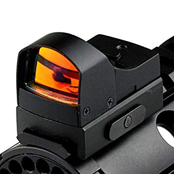 RioRand Rifle scope Reflex Holographic Red Dot Sight Dual Brightness 20mm Rail Mount Mini holographic sight