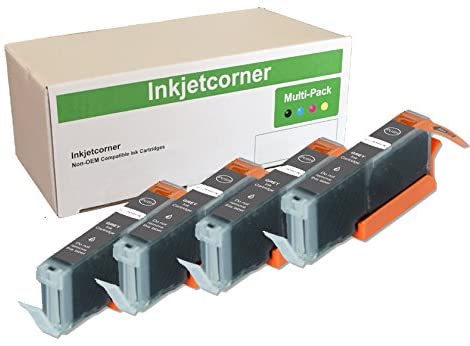 Inkjetcorner Compatible Ink Cartridges Replacement for CLI-271 CLI-271XL for use with MG7720 TS8020 TS9020 (Gray, 4-Pack)