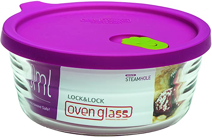 Lock & Lock LLG771 Oven glass microwave and oven, glass, transparent 158x64 mm, 630ml