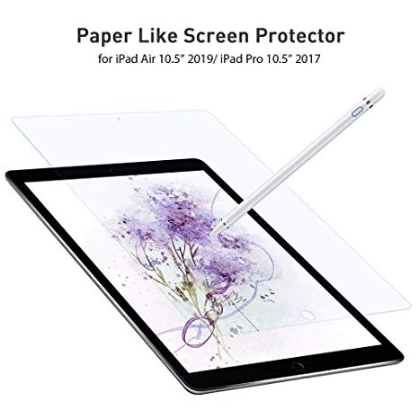 Paperlike Screen Protector for iPad Pro 10.5", Homagical Matte PET Paper Texture Film Anti Glare Scratch Resistant Paperlike Film for iPad Air 2019 /iPad Pro 10.5 2017 (10.5inch-1Pack)