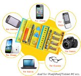 iHuniu 38 in 1 Premium Screwdriver Set Repair Tool Kit Fix Iphonelaptopsmartphonemacbookxbox with Case