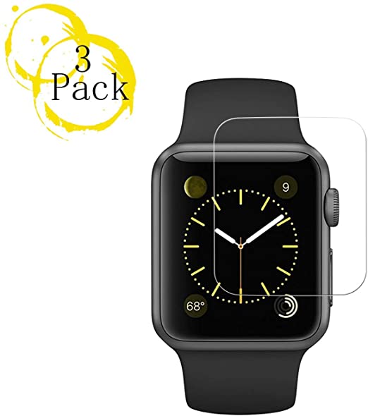 3Pack Apple 40mm Watch Screen Protector (40mm Series 4 Compatible) BBInfinite Full Coverage Anti-Scratch/Anti-Fingerprint/High Definition Screen Protector Compatible Apple Watch 40mm