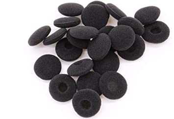 Earplug Foam Cover 24PCS Protection Earphones Suitable for Listening to Songs (Black)