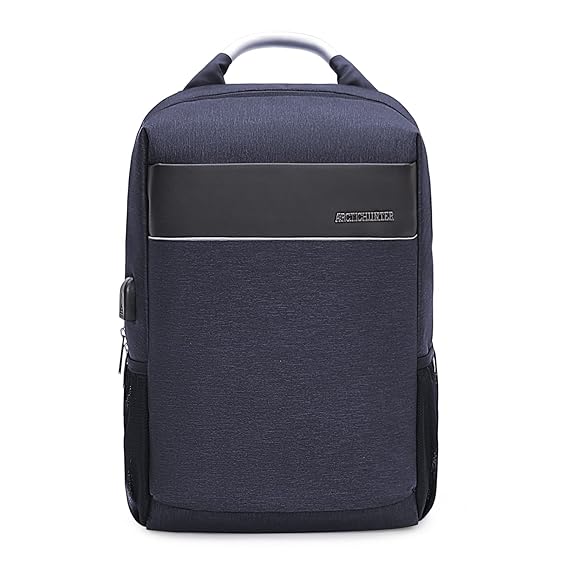 ah arctic hunter Men's, Women's 15.6 inch Business, Office & Travel with Laptop Compartment& USB Charging Port, Water Resistant & Scratch Resistant Laptop Backpack - Blue