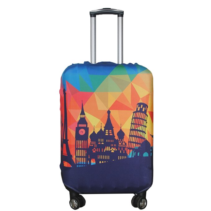Explore Land Luckiplus Spandex Travel Luggage Cover Fits 18-32 Inch Luggage