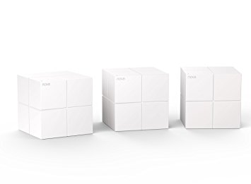 Tenda MW6 Nova Wave 2 802.11Ac, Mu-Mimo Whole Home Wi-Fi Mesh System 3-Pack, Coverage Up To 6000 Sqft, Works With Alexa, 3 Year Warranty