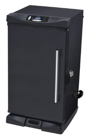 Masterbuilt 20070213 30-Inch Black Electric Digital Smoker, Front Controller