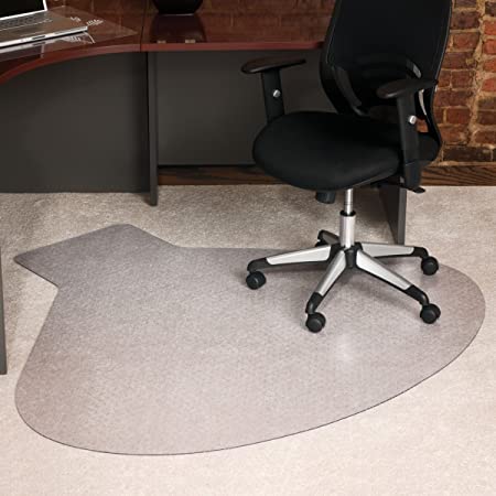 ES Robbins Everlife Carpet Chair Mat, 54"x60", Clear