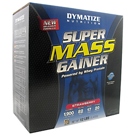 Dymatize Nutrition Super Mass Gainer Strawberry 12 lbs