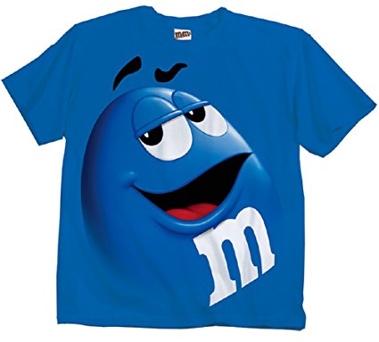 M&M M&M's Candy Silly Character Face T-Shirt