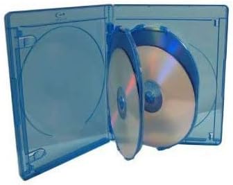 New 4 Viva Elite 15mm Blu-ray Replacement Case Hold 4 Discs (4 Tray)