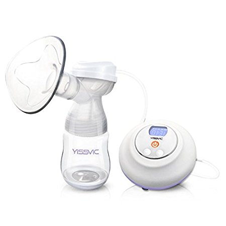 YISSVIC Electric Breast Pump Intelligent Comfort Breastpump Single with Massage Function