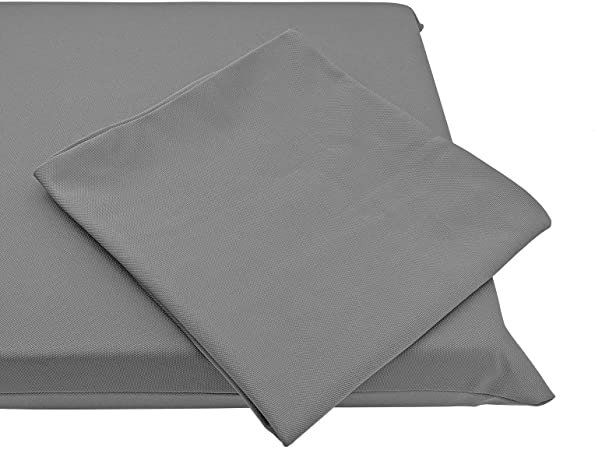 ehomegoods Waterproof Soft and Durable Gray Elastic Machine-Washable Dog Bed Cover