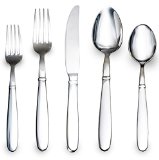 Bruntmor CRUX Royal 40 Piece Flatware Cutlery Set 1810 Stainless Steel Service for 8