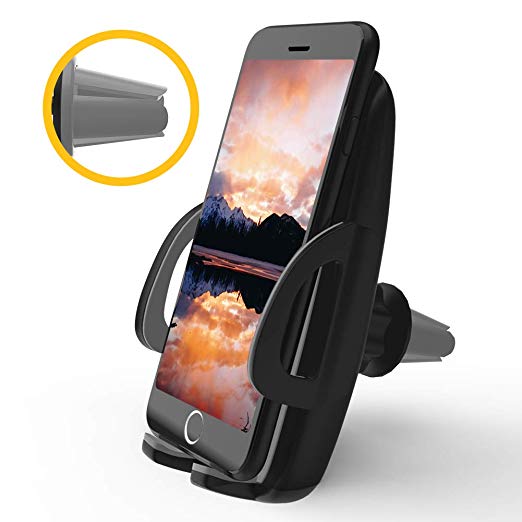 Phone Holder,Huangri Universal Smartphone Car Air Vent Mount Holder Cradle for iPhone Xs XS Max X 8 8 Plus 7 7 Plus SE 6s 6 Plus 6 5s 5 4s 4 and Other Smartphone