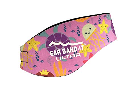 Ear Band-It Ultra Swimming Headband - Best Swimmer's Headband - Keep Water Out, Hold Earplugs in - Doctor Recommended - Secure Ear Plugs - Invented by ENT Physician