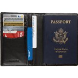 Genuine Leather RFID Blocking Passport WalletHolderCover By Normson