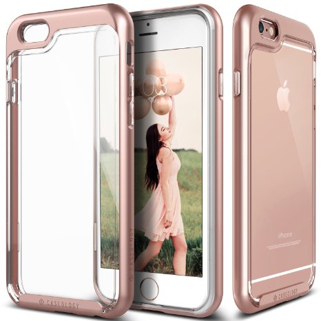 iPhone 6S Case, Caseology [Skyfall Series] Scratch-Resistant Clear Back Cover [Rose Gold] [Shock Absorbent] for Apple iPhone 6S (2015) & iPhone 6 (2014) - Rose Gold