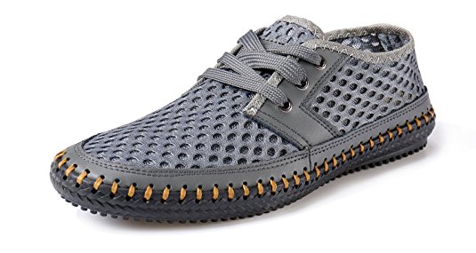 Norocos Women's Water Shoes Mesh Casual Walking Shoes Slip-On Loafers