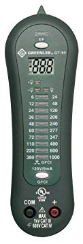 Greenlee GT-95 Voltage Tester with LED and GFCI