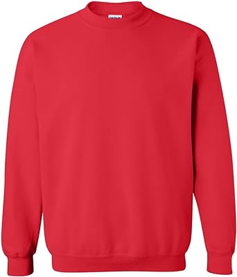 Gildan Fleece Crewneck Sweatshirt, Style G18000 Red