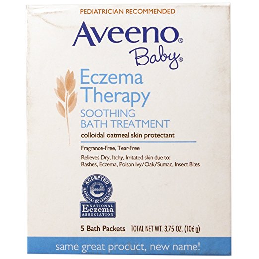 Aveeno soothing baby bath treatment, single use packets - 5 ea