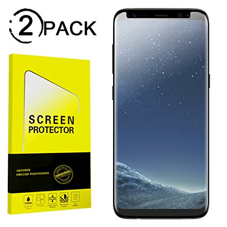 Samsung S8 Plus Screen Protector ,Schoney [No Bubbles] [Scratch] [Anti-Glare] [Anti Fingerprint]  Easy to Install Suits For Samsung S8 Plus -Clear [2-pack]