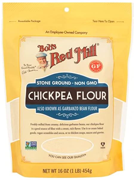 Bob's Red Mill Chickpea Flour (Garbanzo Bean Flour), 454 Grams