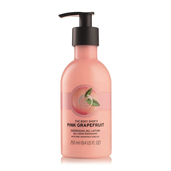 The Body Shop Pink Grapefruit Energising Gel Lotion, 100% Vegan Body Lotion, 8.4 Fl. Oz.