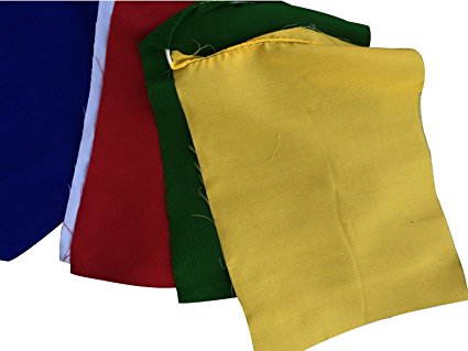 Blank Prayer Flags Set of 10 Flags (Pf01)