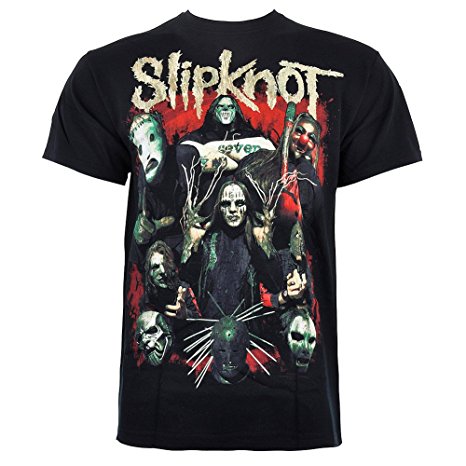 Slipknot Men's Come Play Dying Print T Shirt