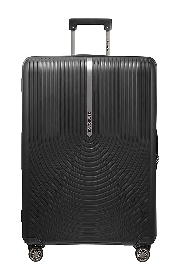 Samsonite Polyester Hard 75 cms Luggage (KD8 (0) 09 I03_Black)