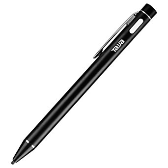 Active Sensing Stylus Fine Point Precision Stylus 0.07inch Tip Screen Touch Pen Capacitor Stylus for iPad iPhone Android Samsung Tablets Black